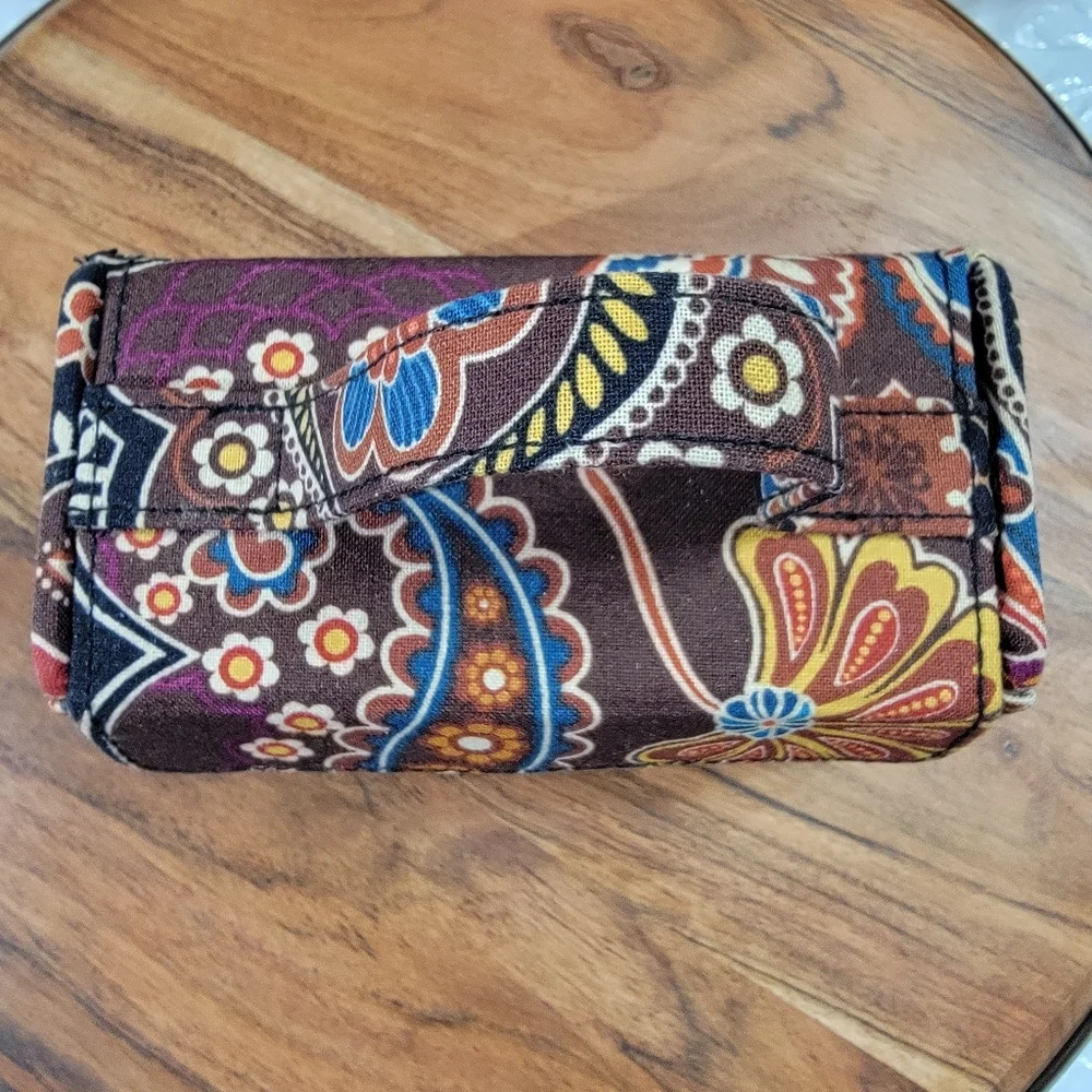Vera Bradley Floral Paisley Vanity Travel Mini Jewelry Hard Case Retired Pattern